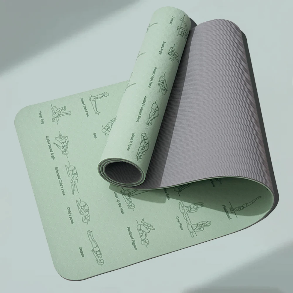 Pilates Yoga Movement - 6mm Dikke Yoga Anti Slip Mat