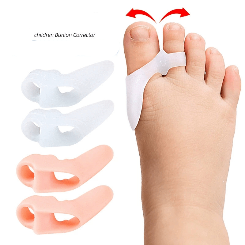 Toe Separator Silicon - 1/2/3Pairs Children's Gel Toe Separator Bunion