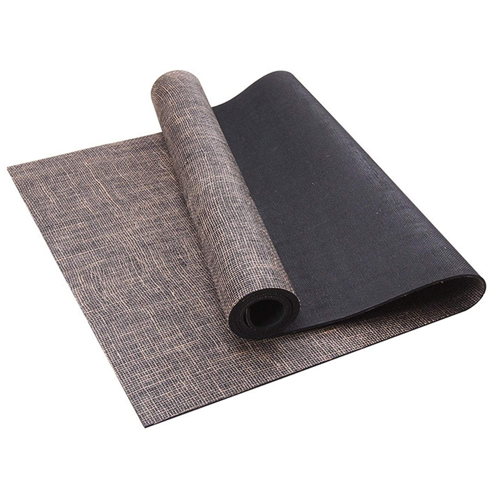 Pilates Yoga Machine - Natural Rubber Jute Yoga Mat,Environmentally Friendly