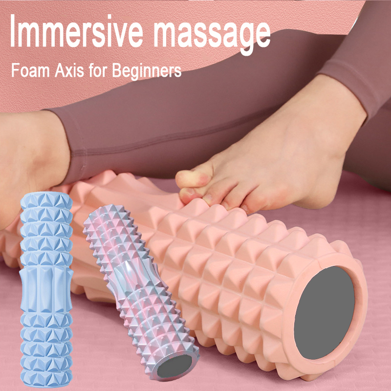Pilates Yoga Roller - Solid Foam Axis Yoga Post Massage