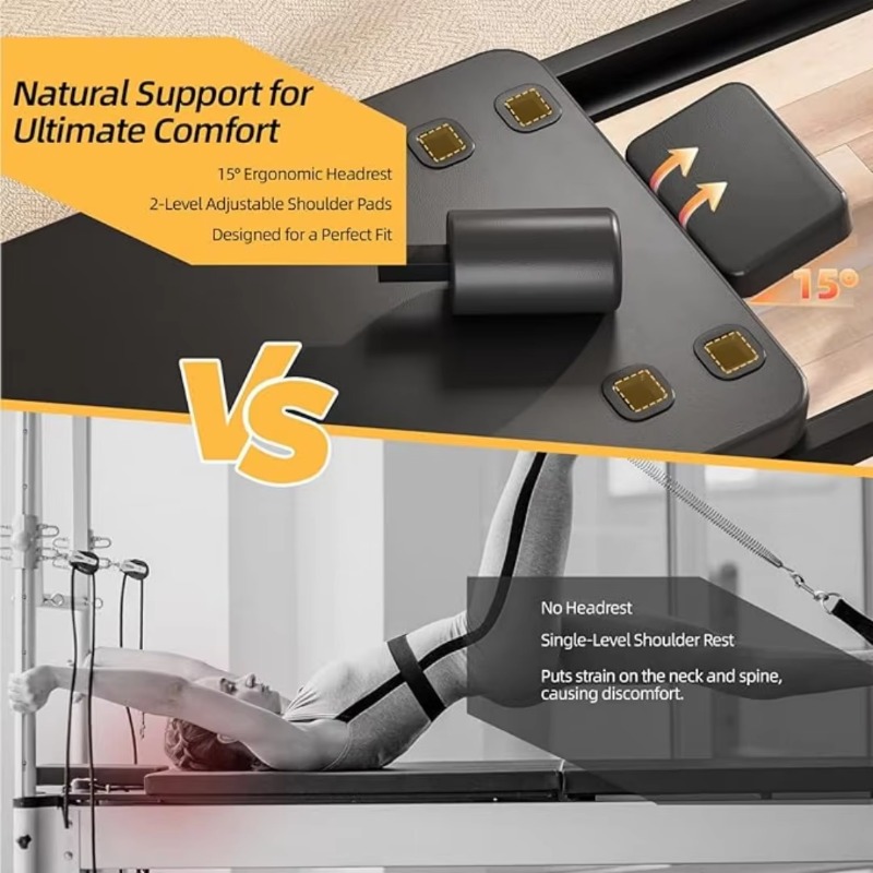 Foldable Pilates Reformer Mach - Pilates Yoga Machine recension och pris