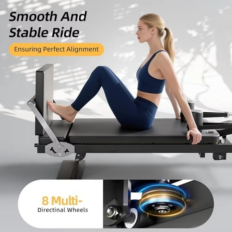 Foldable Pilates Reformer Mach - Pilates Yoga Machine recension och pris