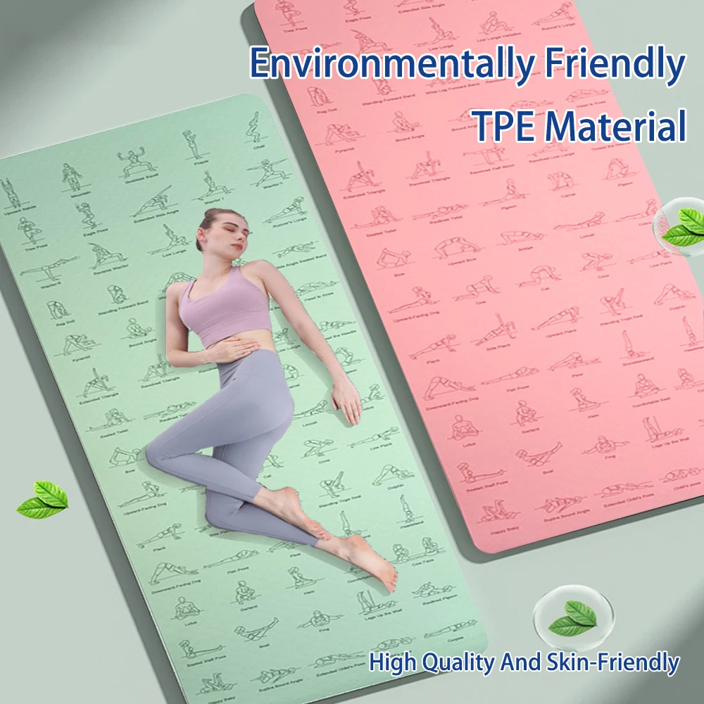 6mm Dikke Yoga Anti Slip Mat P - Pilates Yoga Movement recension och pris