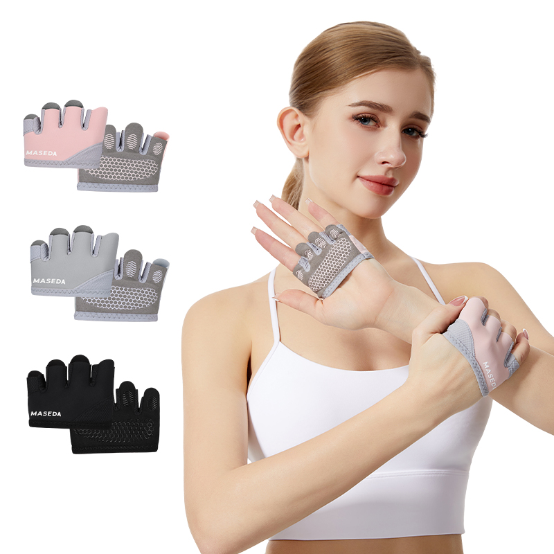 Pair of Fitness Fingerless Glo - Pilates Yoga Origin recension och pris