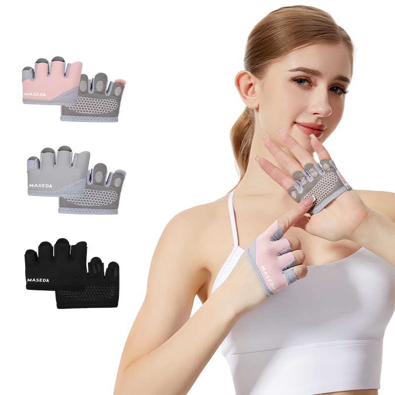 Pair of Fitness Fingerless Glo - Pilates Yoga Origin recension och pris