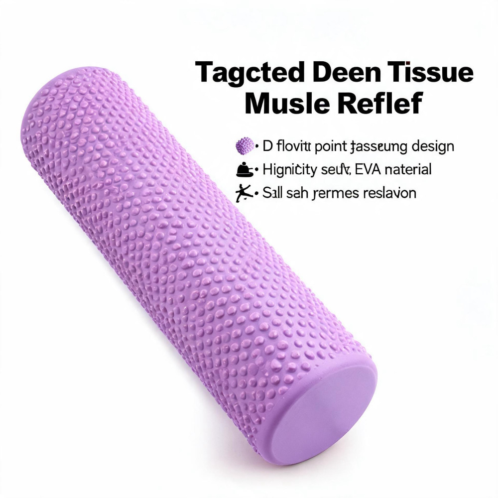 Yoga Roller Round EVA Foam Cyl - Pilates Yoga Roller recension och pris