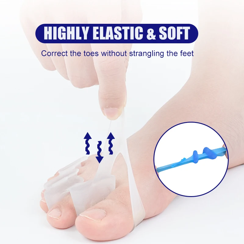 1 Pair Silicone Toe Separator  - Toe Separator Silicon recension och pris