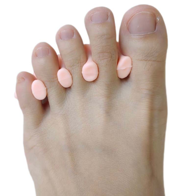 2pieces=1pair Gel Hallux Valgu - Toe Separator Silicon recension och pris