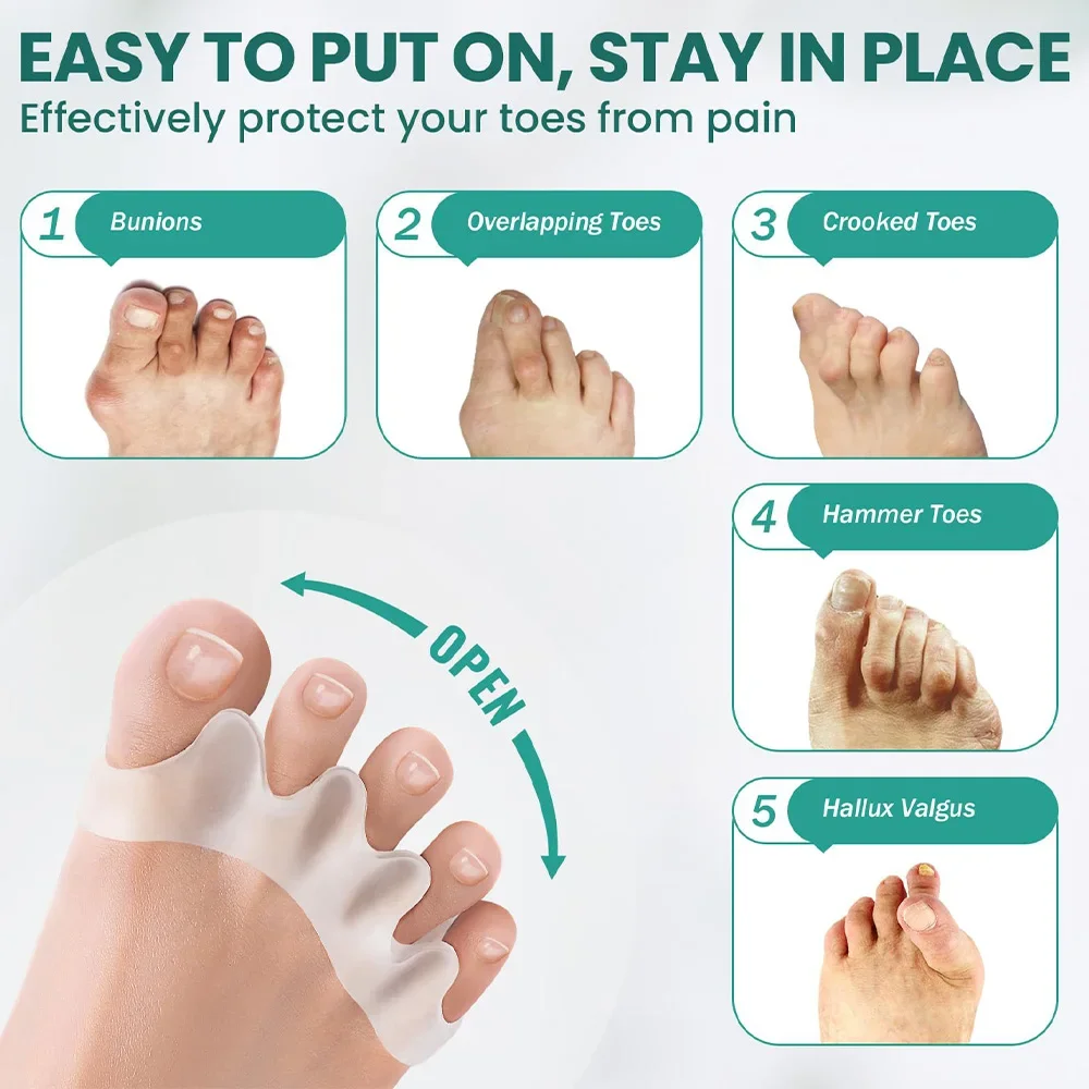 Reusable Silicone Toe Separato - Toe Separator Silicon recension och pris