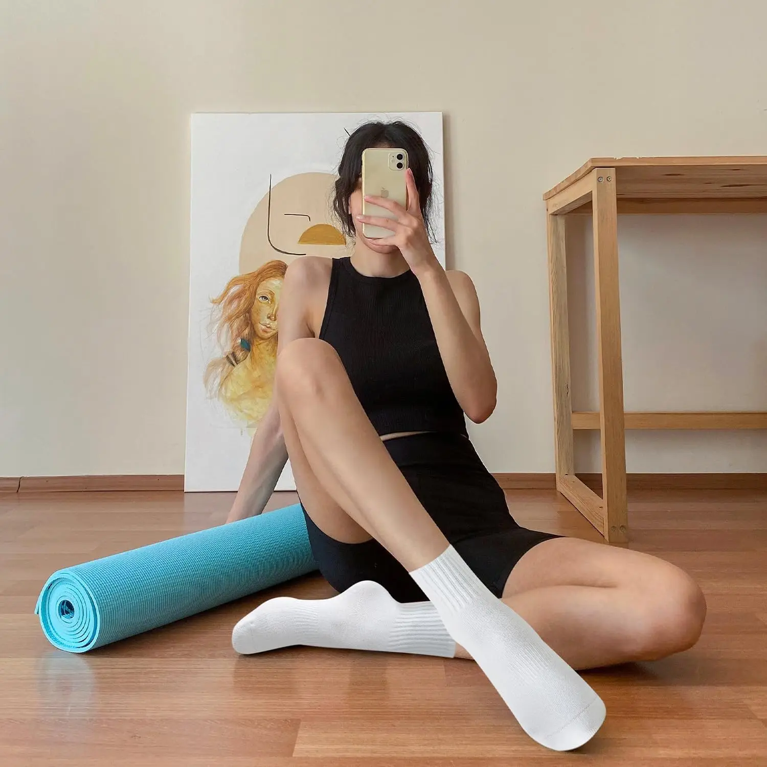 4 pairs of women's yoga socks, - Pilates & Yoga Knokke recension och pris