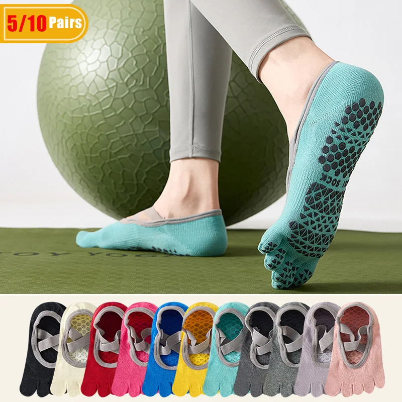 5/10 Pairs Women's Cotton Yoga - Pilates Yoga Origin recension och pris