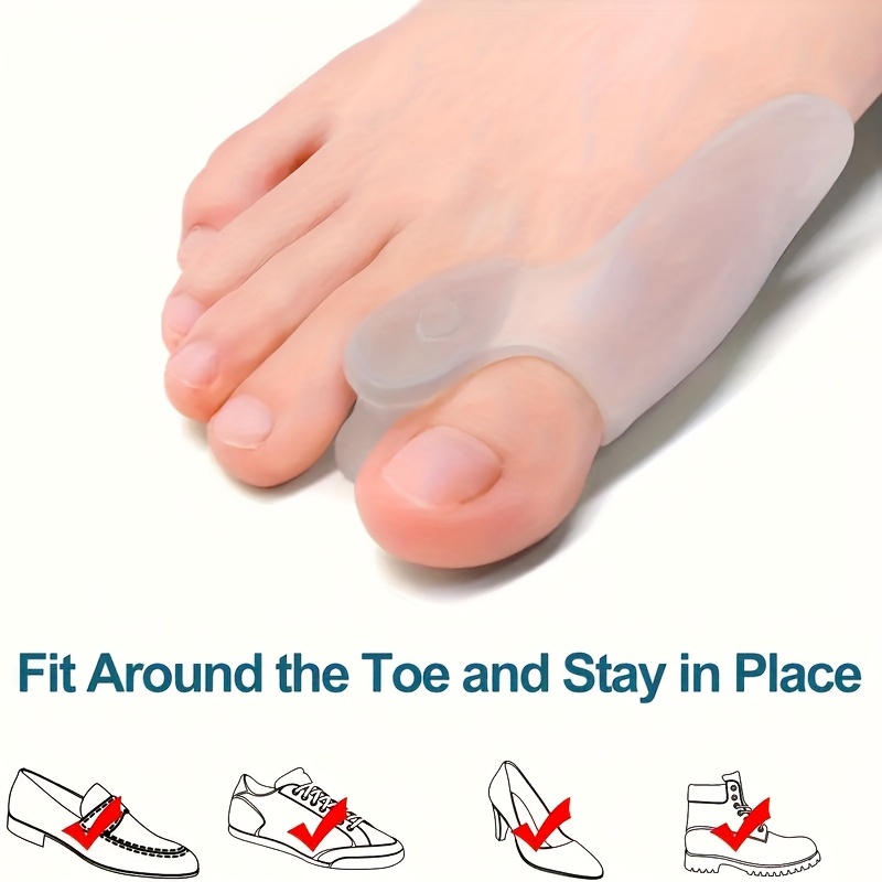 1 pair of silicone toe covers, - Toe Separator Silicon recension och pris
