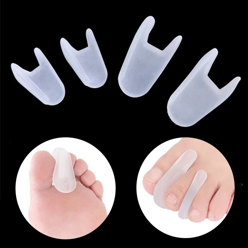 1Pair Foot Care Tool Gel Toe S - Toe Separator Silicon recension och pris