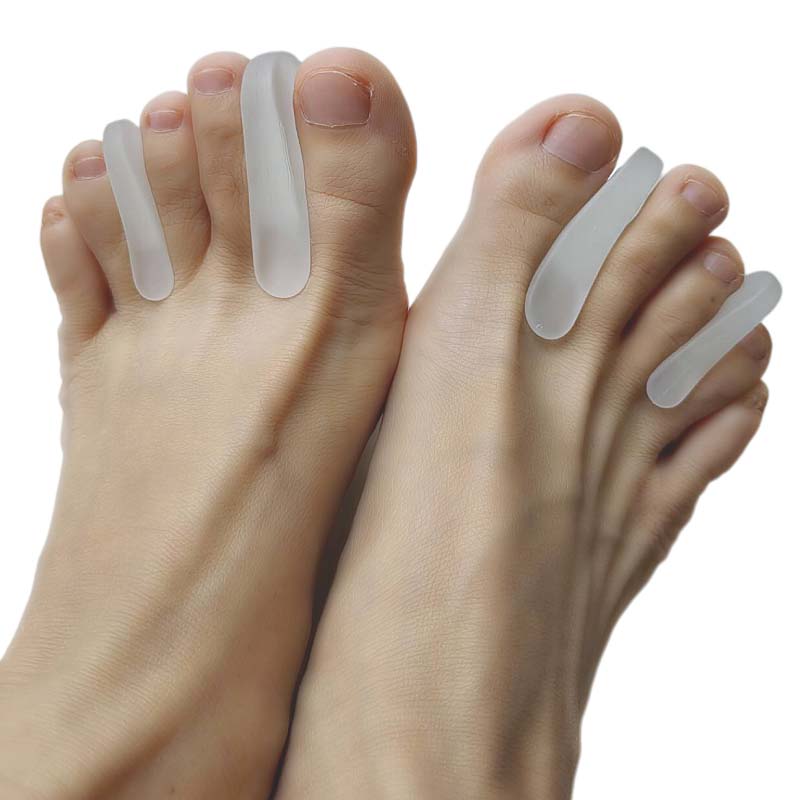 1Pair Foot Care Tool Gel Toe S - Toe Separator Silicon recension och pris