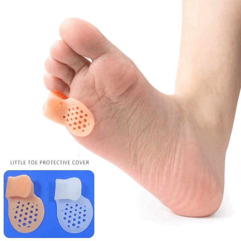 1/2/5Pairs Pinky Toe Protector - Toe Separator Silicon recension och pris
