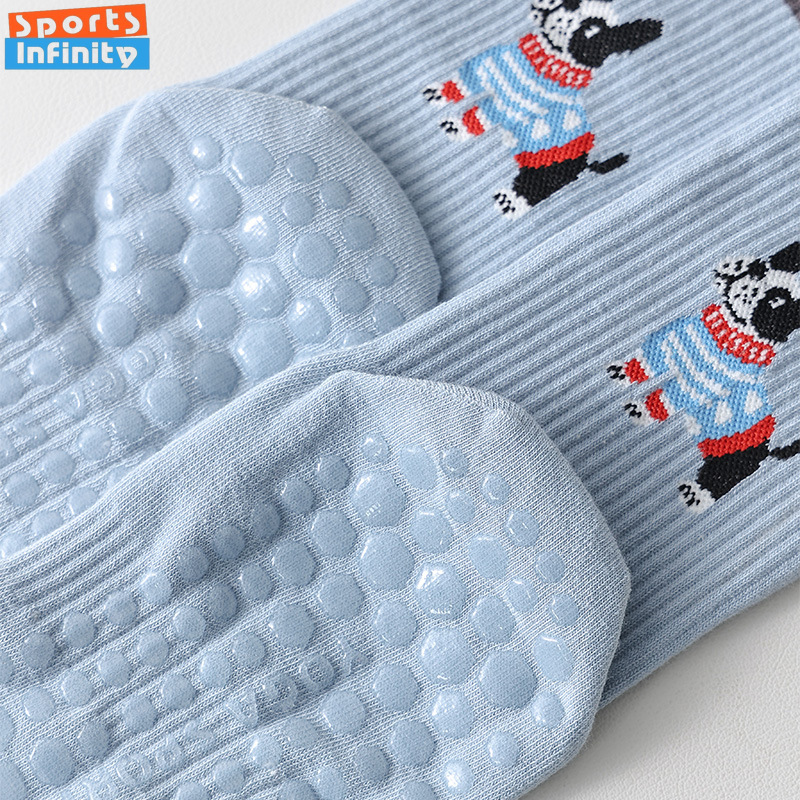 Cute Dog Print Yoga Socks Anti - Pilate Yoga Workout recension och pris