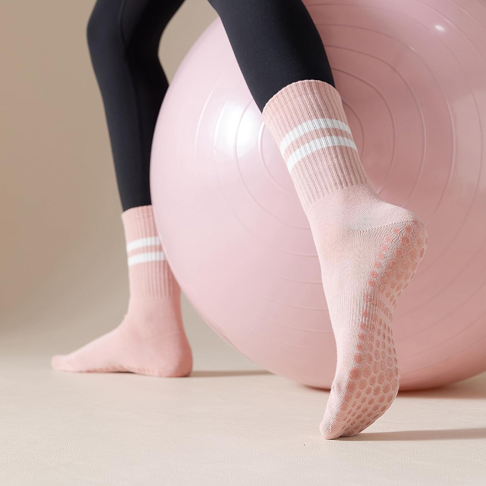 Yoga Pilates Socks with Grips  - Pilate Yoga Workout recension och pris