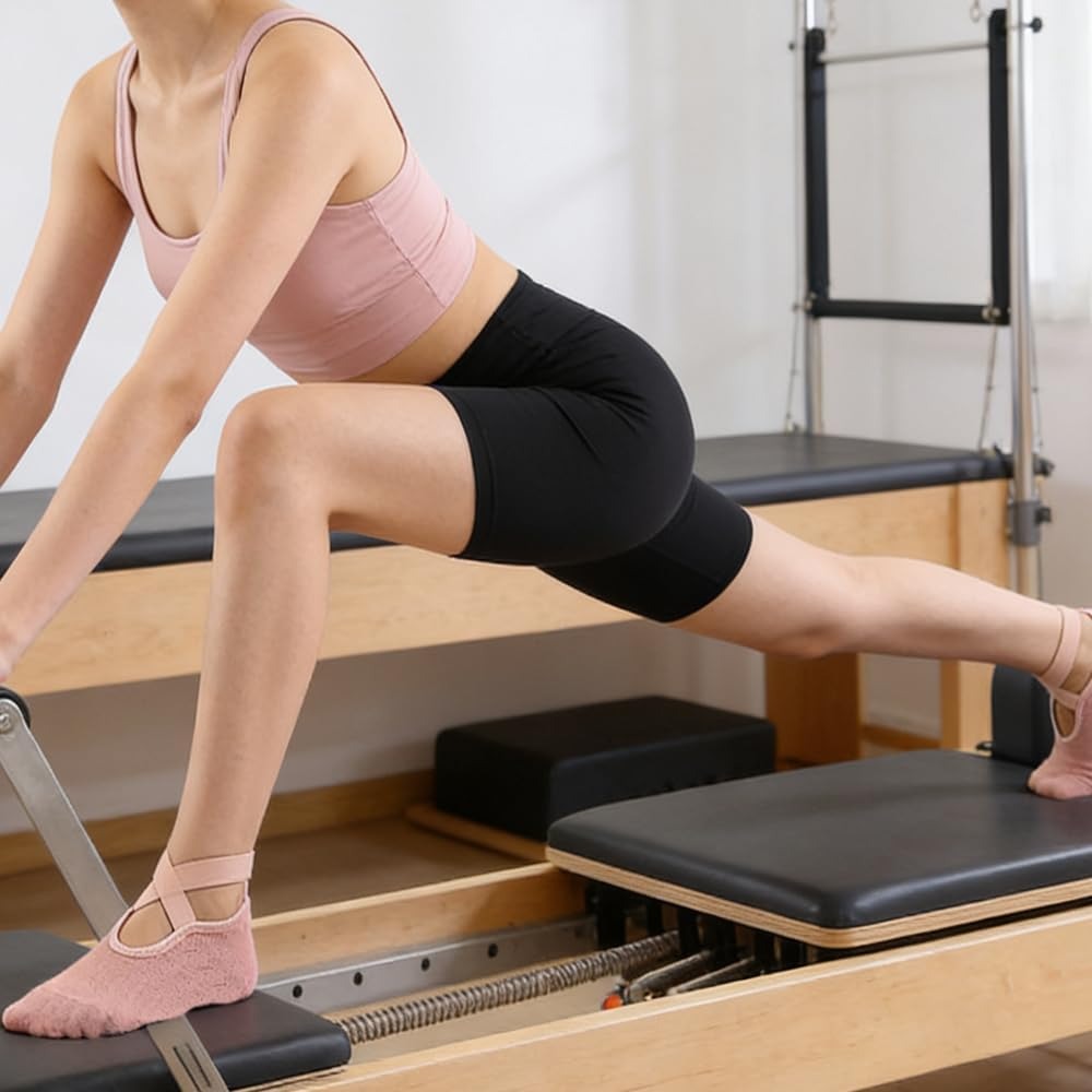 Yoga Socks with Anti-Slip Grip - Pilate Yoga Workout recension och pris
