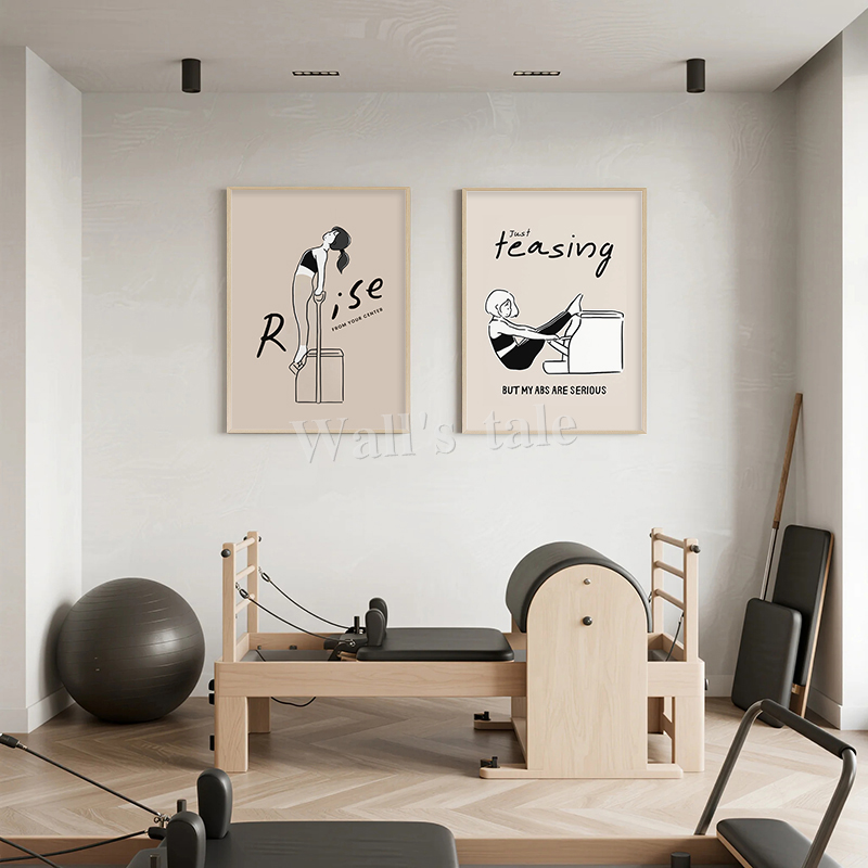 Pilates Pose Art Prints Modern - Pilates Yoga Movement recension och pris