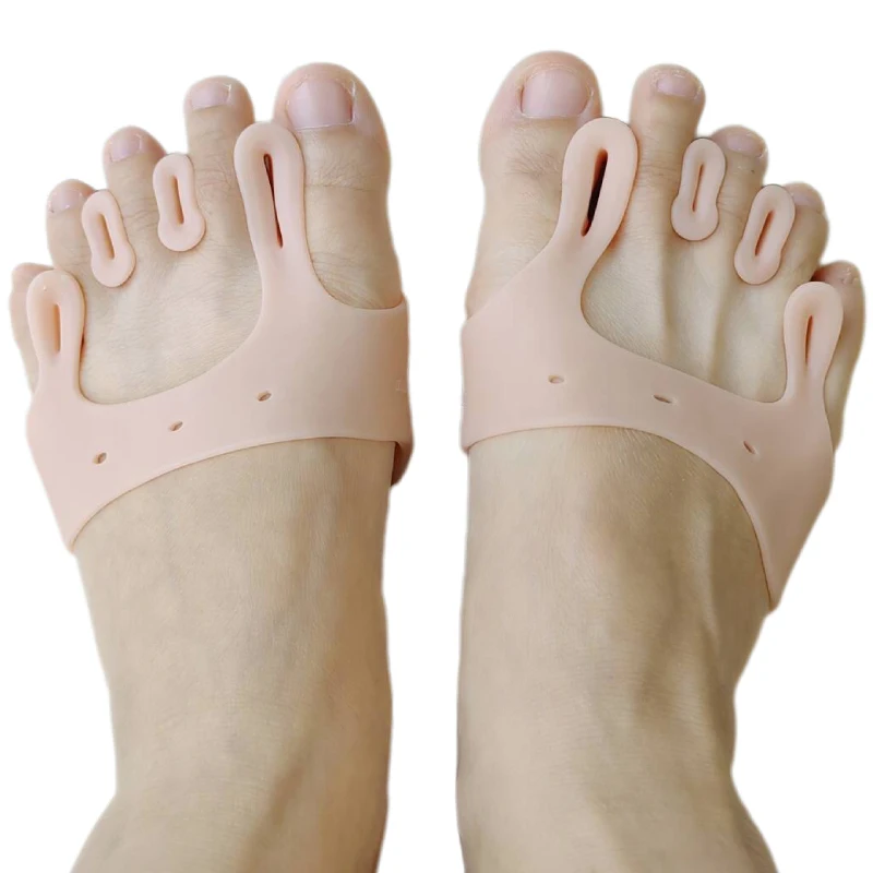 1/20Pair Forefoot Pads Toe Sep - Toe Separator Silicon recension och pris