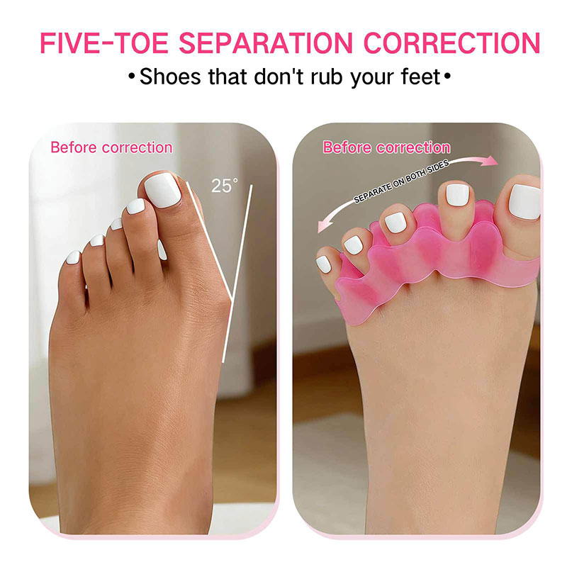 1Pair Silicone Toe Separators  - Toe Separator Silicon recension och pris