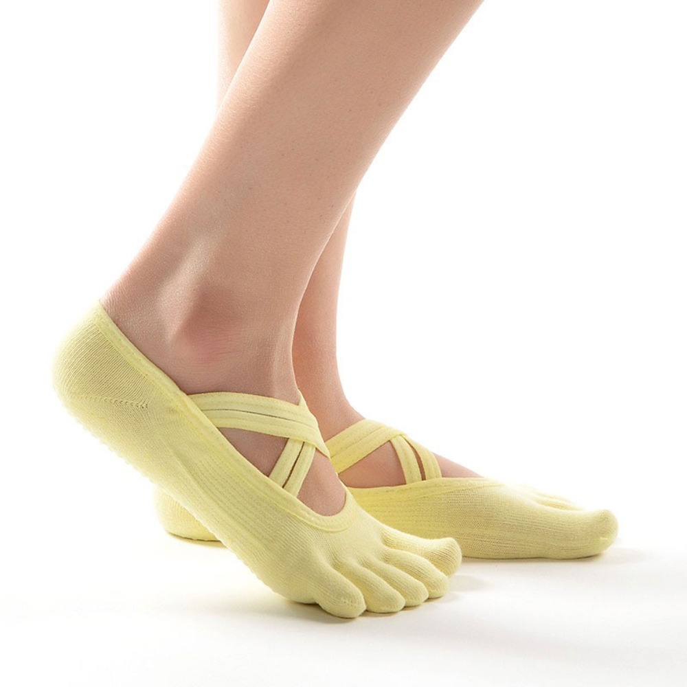 Women's Five Toe Yoga Socks wi - Pilate Yoga Workout recension och pris