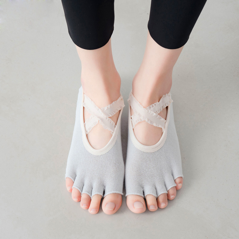 Five Finger Yoga Socks Lace Cr - Pilate Yoga Workout recension och pris
